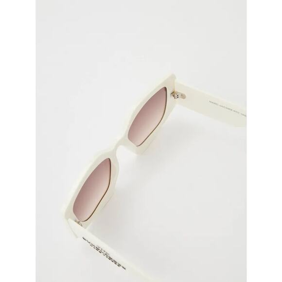 NEW!! Marc Jacobs MARC774/S SZJHA White Frame Cat Eye Sunglasses Authentic main image 10